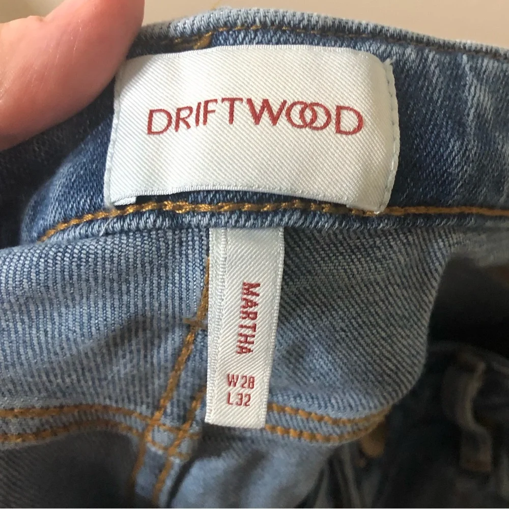DRIFTWOOD Sundance Martha Flare & Wide Leg Denim Jeans - Size 28/32 - Picture 4 of 9